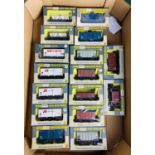 16x Wrenn OO Gauge Assorted Goods Wagons - All Boxed P&P group 2 (£20 for the first item and £2.50