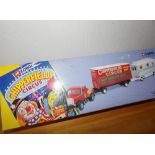 Corgi 1.50 scale Chipperfields Circus Scammell Highwayman trailer and caravan P&P group 2 (£20 for