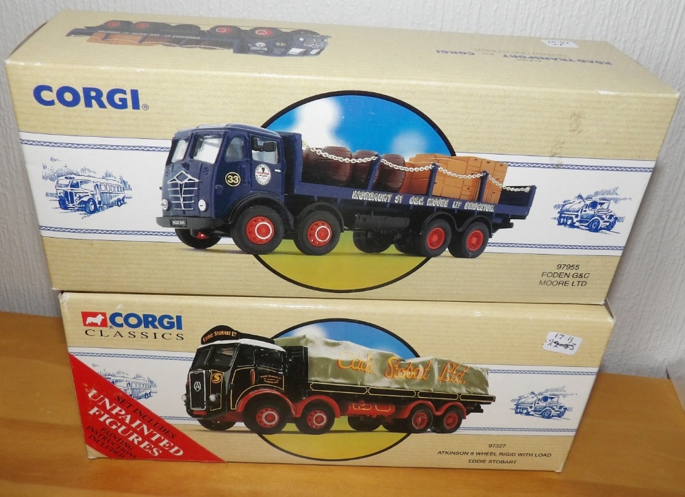 Corgi x 2 Foden 8 wheel 97955 & Alkinson 8 wheel 97372