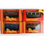 4x Hornby OO Gauge 4 Wheel Passenger Coaches - All Boxed. P&P Group 2 (£18+VAT for the first lot and