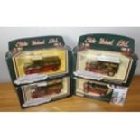 Four Corgi Lledo Eddie Stobart vintage vans P&P group 2 (£18 for the first item and £2 for