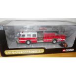 Corgi 1:50 scale Fire Engine E-One 75ft Ladder Demo Colours no 504901. P&P Group 2 (£18+VAT for