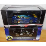 Corgi 1:43 scale Lotus Evora GT4 and Ebbro 1:43 scale Apple K-ONE Super GT300. P&P Group 2 (£18+