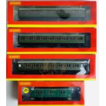 4x Hornby SR Maunsell Passenger Coaches - All Boxed. P&P Group 2 (£18+VAT for the first lot and £2+