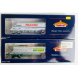 2x Bachmann Hopper Wagons - Both Fitted with P4 Wheel Sets - Boxed. P&P Group 2 (£18+VAT for the