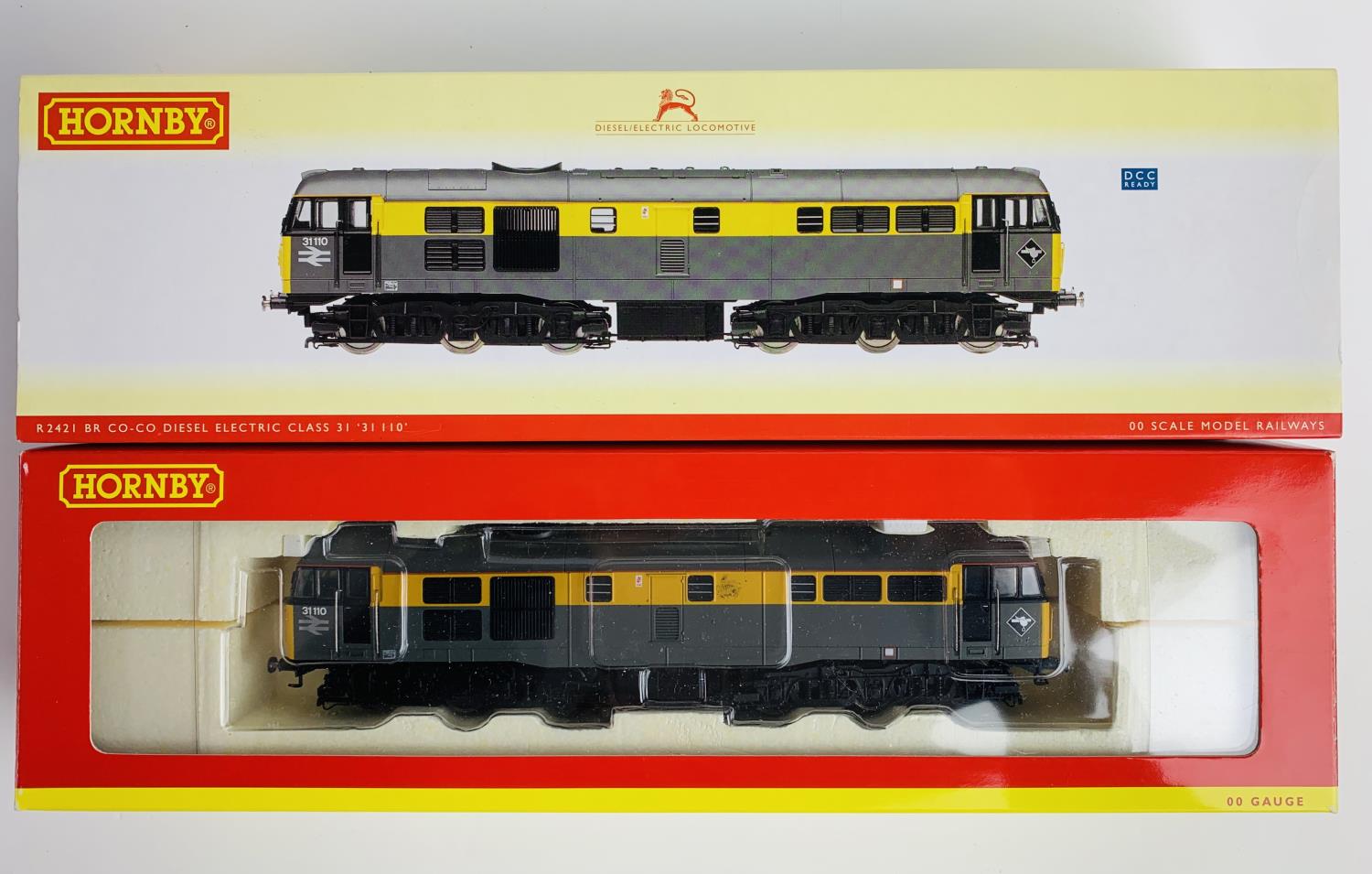 Hornby R2421 Fitted with P4 Wheel Sets, Class 31 110 Dutch Livery Loco - Boxed. P&P Group 2 (£18+VAT