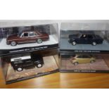 Four Eaglemoss James Bond Quantum of Solace, The Living Daylights and For Your Eyes Only. P&P