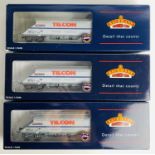 3x Bachmann JGA Tilcon Hopper Wagons - Fitted with P4 Wheel Sets - All Boxed. P&P Group 2 (£18+VAT