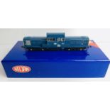Heljan 17051 Fitted with P4 Wheel Sets, DCC Digital Fitted Lenz, BR Blue Class 17 Yellow Ends Loco -