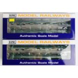 2x Dapol FEA Spine Wagon Pairs - Fitted with P4 Wheel Sets - Both Sets Boxed. P&P Group 2 (£18+VAT
