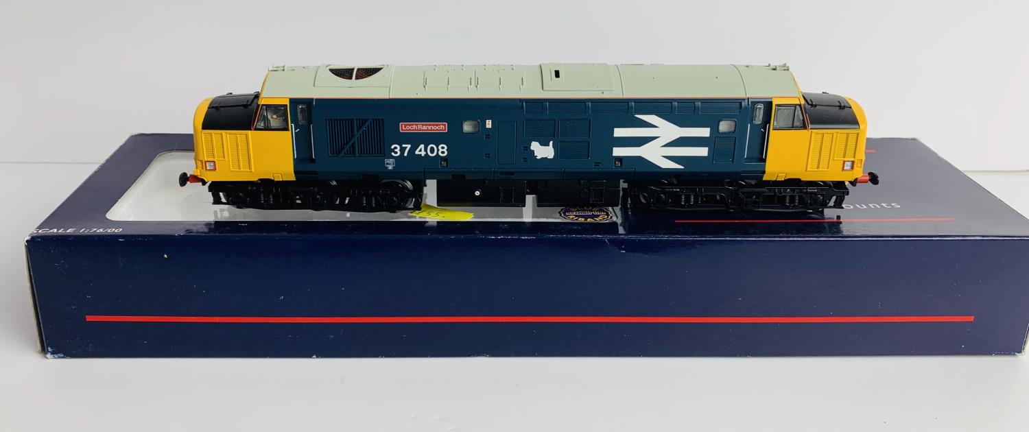 Bachmann 32-377 Fitted with P4 Wheel Sets, DCC Digital Fitted Lenz, Class 37408 Loch Rannoch BR