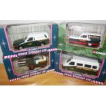 Corgi 4x Eddie Stobart Collection, three vans and one forklift truck. P&P Group 2 (£18+VAT for the