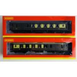 2x Hornby Pullman Coaches inc Working Interior Lights - Boxed. P&P Group 2 (£18+VAT for the first