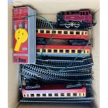 Lima HO Gauge LMS - Starter Set - Includes 0-4-0 Loco, 2x LMS Coaches, Battery Operated Controller &