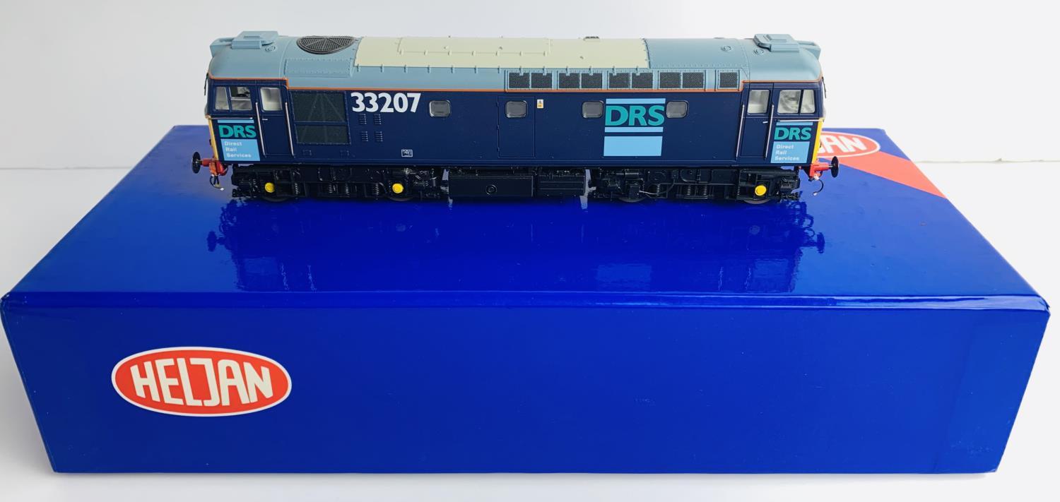 Heljan 3331 Fitted with P4 Wheel Sets, DCC Digital Fitted with Howes Sound DRS Class 33 207 Loco -