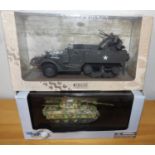 Atlas Dragon Armor Tanks Panther D Early Production and Multi Gun Motor Carriage M16. P&P Group