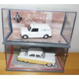 Corgi 2x Mini Van RAC and 1x Ford Zodiac 01602 Yellow/White. P&P Group 2 (£18+VAT for the first