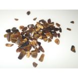 Quantity of small tigers eye gemstones, largest 10 mm, 9.0g. P&P group 1 (16 for the first item