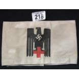 WWII German style Red Cross armband. P&P Group 1 (£14+VAT for the first lot and £1+VAT for