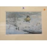 JG Norriss limited edition print 80/200, After the Blizzard of 1978, 25 x 40 cm. P&P Group 3 (£25+