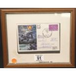 Signed Belgian Secret Army stamped envelope for the Royal Air Forces Escaping Society. P&P Group