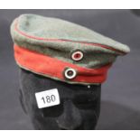 WWI style Imperial German style feldmutze trench cap. P&P Group 1 (£14+VAT for the first lot and £