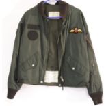 A Captain's RCAF flying jacket c1988. P&P Group 3 (£25+VAT for the first lot and £5+VAT for