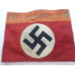 WWII German style Oberlagerrfuhrer armband. P&P Group 1 (£14+VAT for the first lot and £1+VAT for