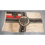 WWI German Military flag 150 x 90 cm. P&P Group 1 (£14+VAT for the first lot and £1+VAT for
