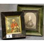 Two small framed military prints. P&P Group 1 (£14+VAT for the first lot and £1+VAT for subsequent