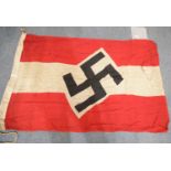 WWII German style Hitler Youth flag, 150 x 90 cm. P&P Group 1 (£14+VAT for the first lot and £1+