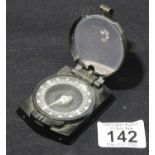 Military marching compass by Bush Rathenow. P&P Group 1 (£14+VAT for the first lot and £1+VAT for