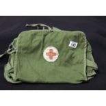 Vietnam War style NVA/Vietcong rainy season medical bag. P&P Group 1 (£14+VAT for the first lot