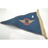 WWII German style pennant for NSFK/DLV L: 34 cm. P&P Group 1 (£14+VAT for the first lot and £1+VAT