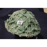 Vietnam War NVA/Vietcong Mu-Boi Doi fibre M60 helmet with rainy season camouflage cover. P&P Group 2