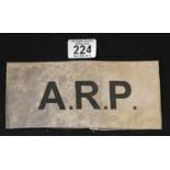 WWII British style ARP armband. P&P Group 1 (£14+VAT for the first lot and £1+VAT for subsequent