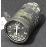 Vietnam War style fuel gauge by Simmonds Precision from a crashed Bell Huey UH-1 helicopter. P&P