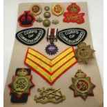 Corps of Commissionaires badges and medal. P&P Group 1 (£14+VAT for the first lot and £1+VAT for
