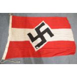 German WWII style flag, 150 x 90 cm. P&P Group 1 (£14+VAT for the first lot and £1+VAT for