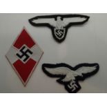 Modern fabric German military badges. P&P Group 1 (£14+VAT for the first lot and £1+VAT for