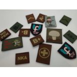 Modern fabric military badges including Velcro examples. P&P Group 1 (£14+VAT for the first lot