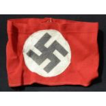 German WWII style armband. P&P Group 1 (£14+VAT for the first lot and £1+VAT for subsequent lots)