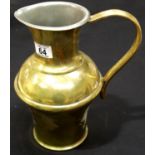 German WWII brass and pewter water jug with inscription Befehlszeile Sud-O.K.H/ Gen Qu, 5 Oktober