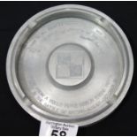 WWII style Battle of Britain Spitfire piston ashtray, dedicated to the Polish squadrons. P&P Group 1