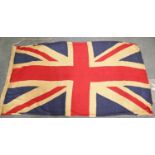 WWII British style cotton Union flag, dated 1939. P&P Group 1 (£14+VAT for the first lot and £1+