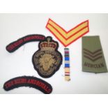 Mixed fabric military badges. P&P Group 1 (£14+VAT for the first lot and £1+VAT for subsequent lots)