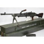 Mk II Canadian Bren gun stamped Inglis 1944 with magazine and carry case, EC deactivation