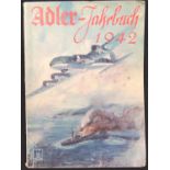 German WWII Adler Jahrbach 1942. P&P Group 1 (£14+VAT for the first lot and £1+VAT for subsequent