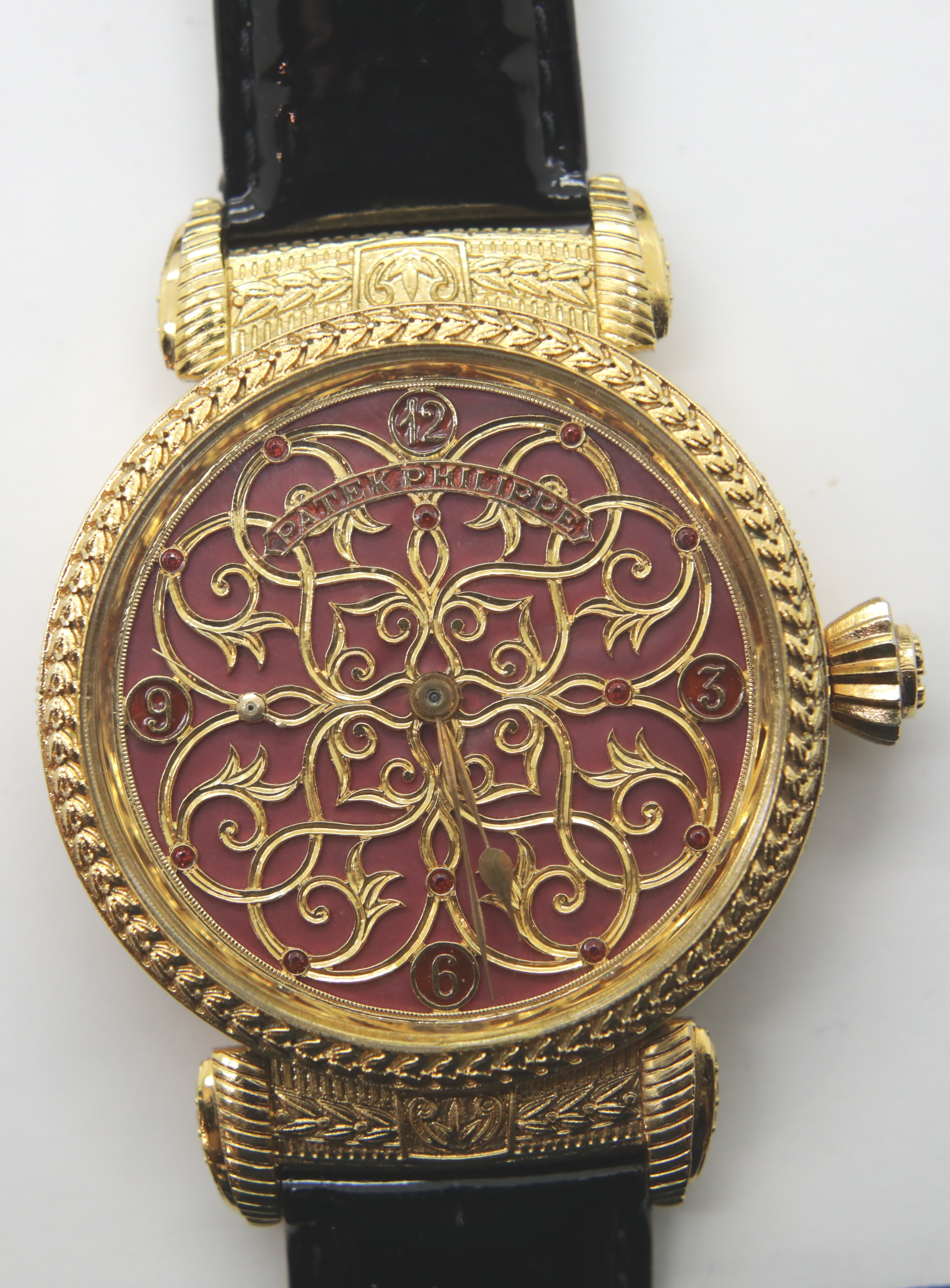 PATEK PHILIPPE: Unique wristwatch comprising a Patek Philippe pocket watch movement number 160862