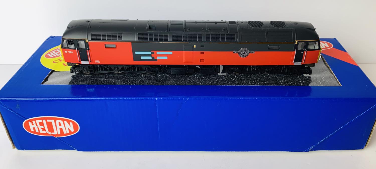 Heljan OO Gauge Class 47 791 RES Livery Orient Express (Re-Named / Numbered with Etched Plates)